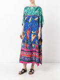 patterned maxi dress