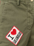 patched cropped pants 