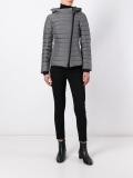 asymmetric zipper puffer jacket