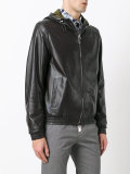 reversible hooded jacket