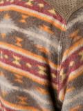 geometric striped shirt