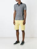 contrast collar polo shirt