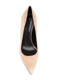 heel detail pointed pumps