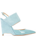 cross-strap wedge sandals