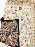 multi-print asymmetric skirt