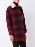 checked short coat 