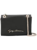 logo print cross body bag