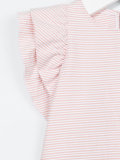 ruffle sleeve dress