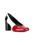 color block pumps