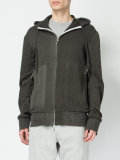 pocket front zip-up hoodie