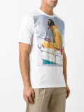 fisherman print T-shirt 