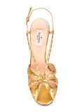 crystal embellished slingback sandals