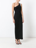 one shoulder embellished dress