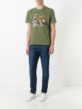 tiger print T-shirt 