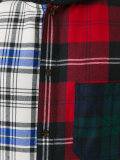 multi check hooded shirt