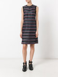 woven stripe shift dress 