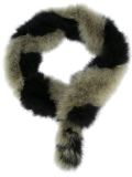 'Marabou Bands Stole'围巾