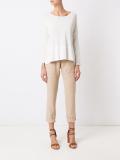 boat neck blouse