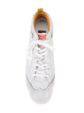 detailed hi-top sneakers