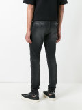 distressed biker jeans