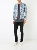 floral print bomber jacket 