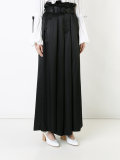 belted palazzo trousers 