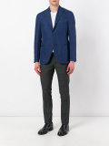 slim-fit tailored trousers