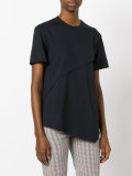 asymmetric hem T-shirt