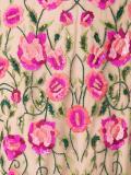 floral embroidery dress