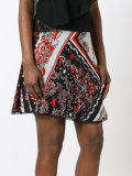 paisley patterned skirt