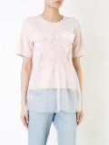 tulle smocked T-shirt