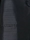 cropped collarless jacket 