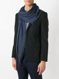 frayed trim scarf 