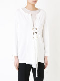 lace up blouse 