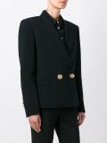 double breasted fitted jacket