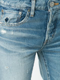 tapered cropped jeans