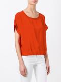  elasticated hem blouse