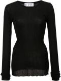 ribbed longsleeved T-shirt