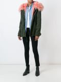chest pocket parka coat