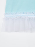 ruffled hem T-shirt 