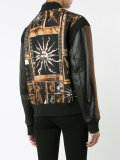 art print bomber jacket