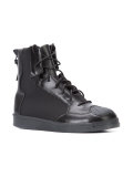 rear zip lace-up hi-tops