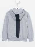 logo print hoodie