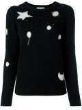moon and star print top