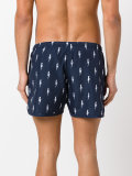 lightning bolt print swim shorts