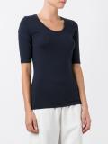 scoop neck T-shirt
