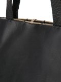 silver-tone rim shoulder bag