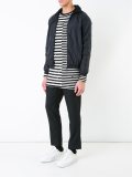 elasticated cuffs zipped jacket