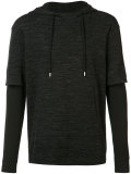 double sleeve hoodie 