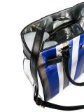 striped shoulder bag